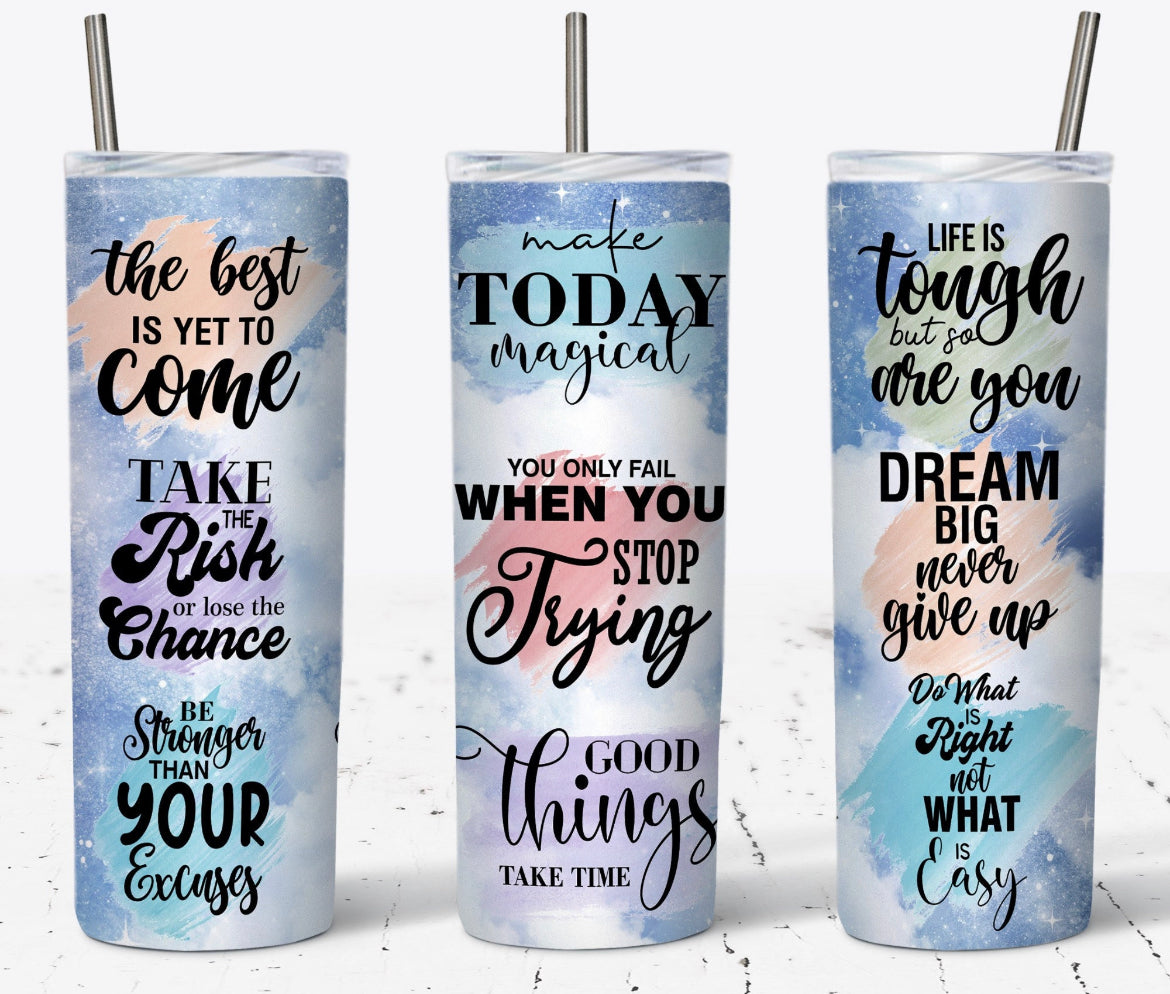 Affirmations Tumbler